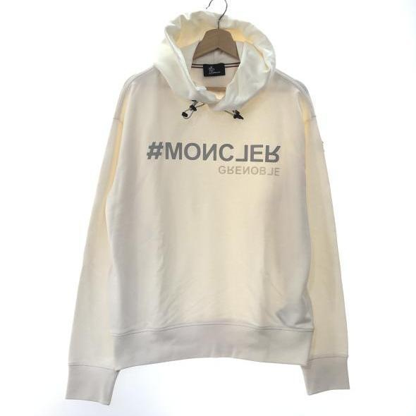 ����š�MONCLER GRENOBLE MAGLIA CON CAPPUCCIO �ץ륪���С��������åȥѡ����� S �ۥ磻�� ��󥯥졼�� ��OȾ�ġ�