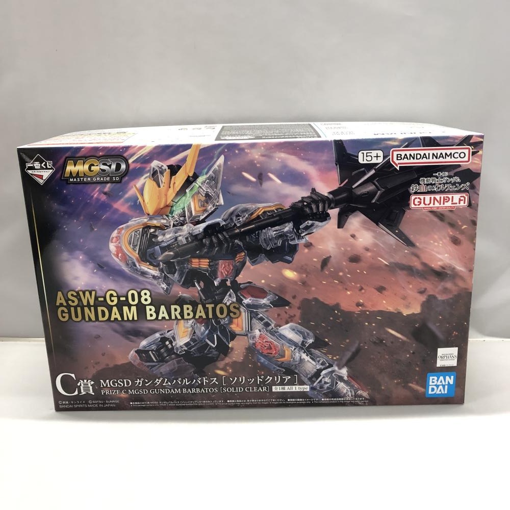 ガンダム 一番くじ C賞 MGSDガンダムバルバトス(ソリッドクリア) 中古】バンダイ MGSD ガンダムバルバトス ソリッドクリア 一番くじ
