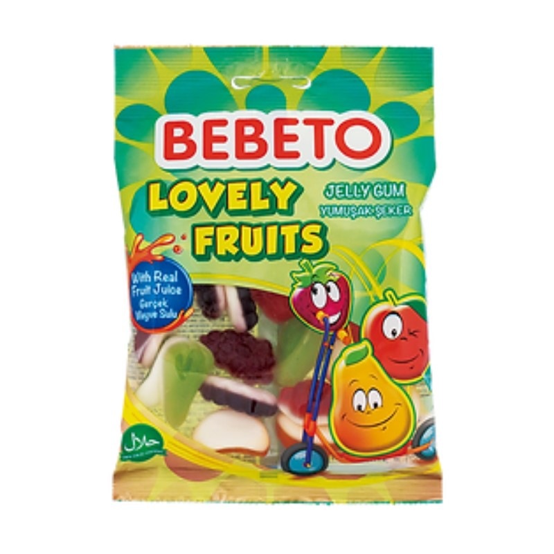 [6個]BEBETO(ベベト) ラブリーフルーツ　80g　賞味期限2025.01.05|お菓子|食品・飲料