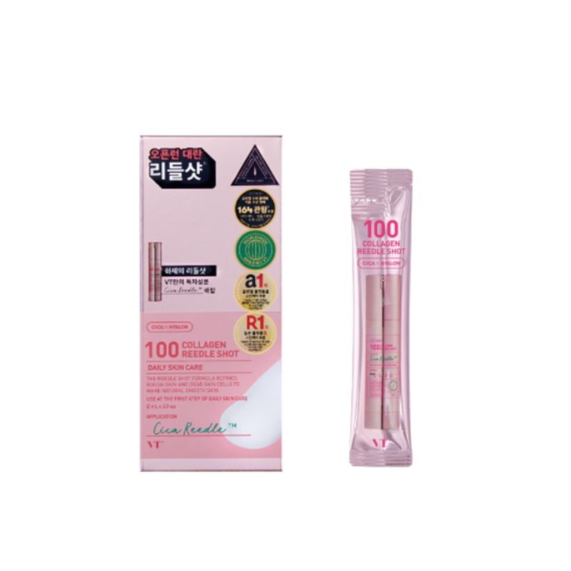 【直送品（買い合わせ不可）】[1箱]VT (ブイティー) コラーゲンリードルショット100 スティックパウチ（10包入）　　