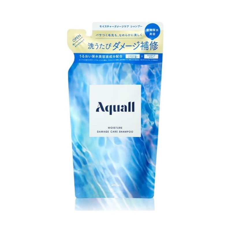 [2個]Aquall（アクオル）モイスチャーダメージケア シャンプー（詰め替え）　400ml　|美容・健康|ライフスタイル