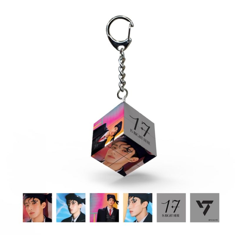 【直送品（買い合わせ不可）】[1個]SEVENTEEN(セブンティーン) 公式グッズ ミニキューブキーリング DK　　
