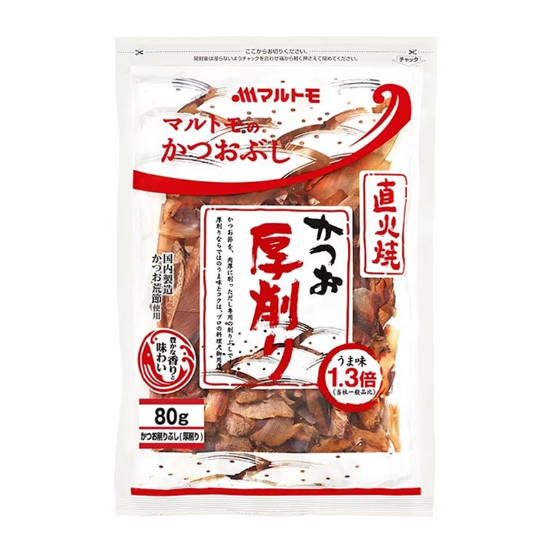 [5個]マルトモ 直火焼 かつお厚削り　80g　賞味期限2025.07.31【賞味期限間近】|食品|食品・飲料