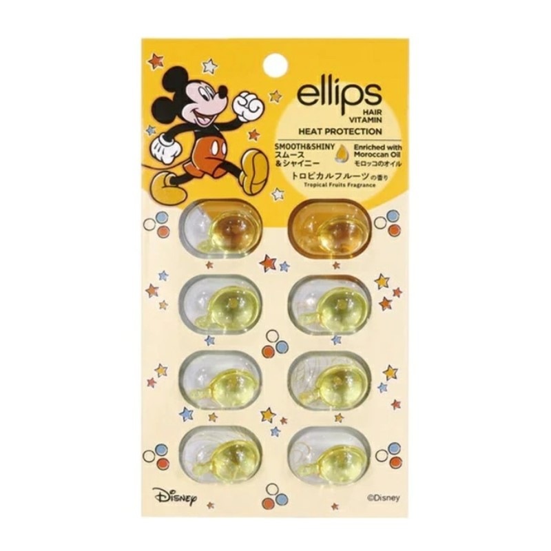 [1個]ellips(エリップス) ヘアトリートメント シートタイプ（ミッキー）　8粒　|美容・健康|ライフスタイル