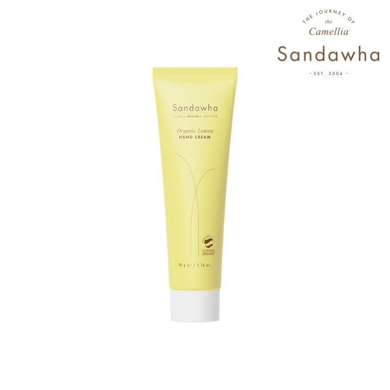 【直送品（買い合わせ不可）】[1個]SANDAWHA(サンダファ) オーガニックレモンハンドクリーム【使用期限】2027.07.18以降　50g　