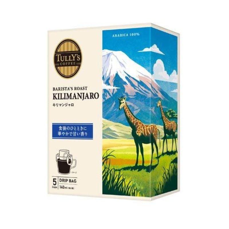 [5箱]伊藤園 TULLY’S COFFEE BARISTA’S ROAST キリマンジャロ　9g×5袋　賞味期限2025.09.30|飲料|食品・飲料