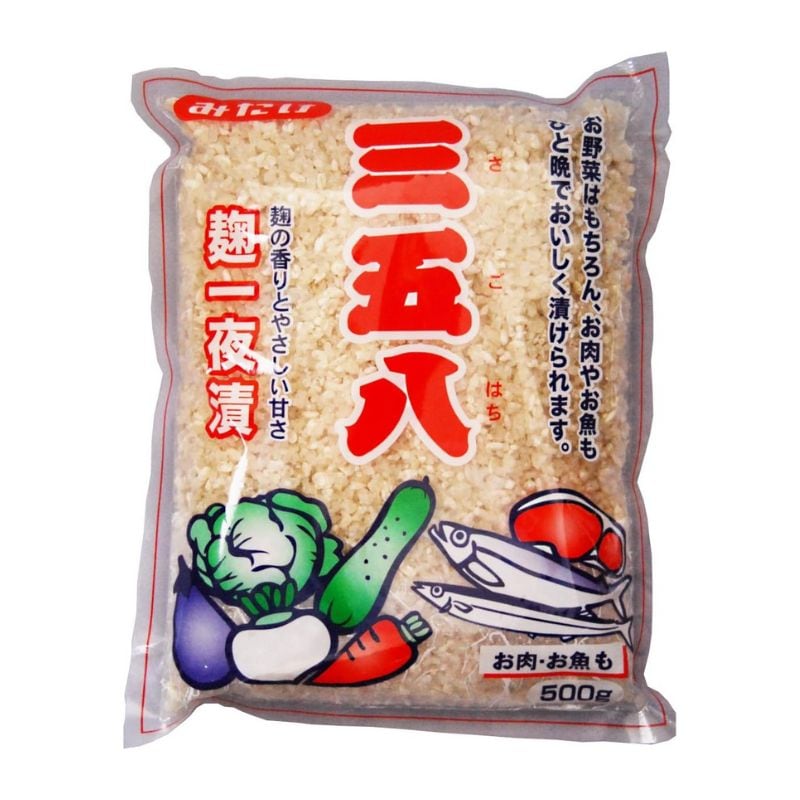 [5個]みたけ食品 麹一夜漬けの素 三五八　500g　賞味期限2025.10.22