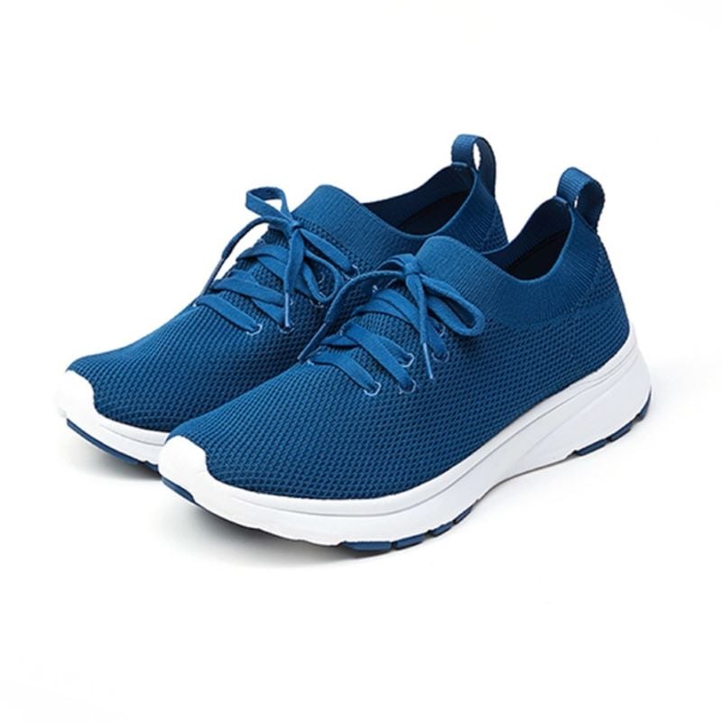 25.0cm SKONO メンズ Auper Light Comfort Walking Shoes（BLUE）　　