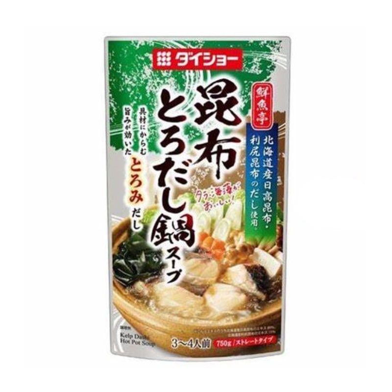 [5個]ダイショー 鮮魚亭 昆布とろだし鍋スープ　750g　賞味期限2025.11.06