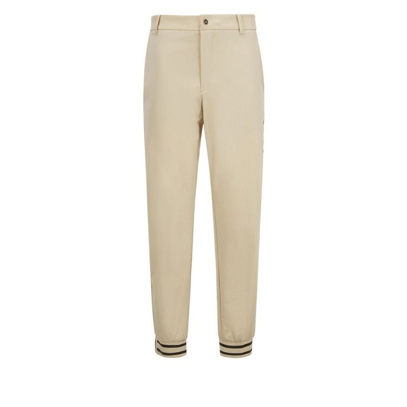 【直送品（買い合わせ不可）】Mサイズ ユニセックス Rolling Rolleye ロールロール ストレッチ ジョガーパンツ ベージュ　　