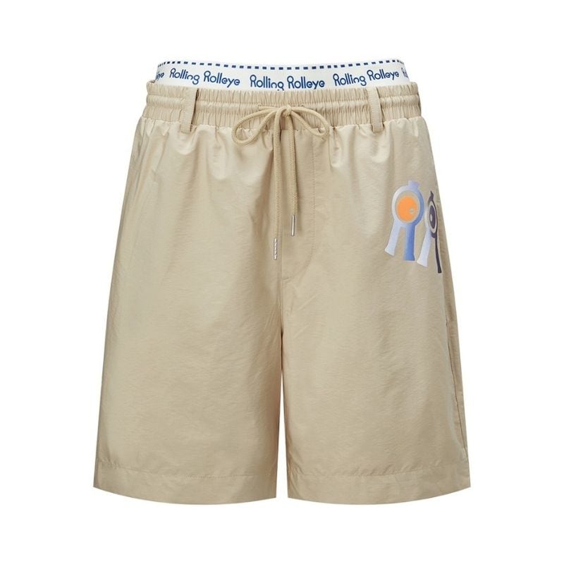 【直送品（買い合わせ不可）】2XLサイズ メンズ Rolling Rolleye ピピン ハーフ パンツ ベージュ　　