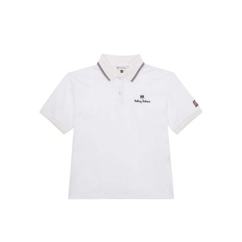 【直送品（買い合わせ不可）】Sサイズ レディース Rolling Rolleye ロールロール デイリー PK Tシャツ ホワイト　　