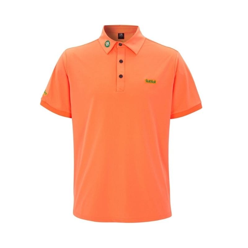 【直送品（買い合わせ不可）】XXLサイズ メンズ Rolling Rolleye パッチ カラーTシャツ オレンジ　　