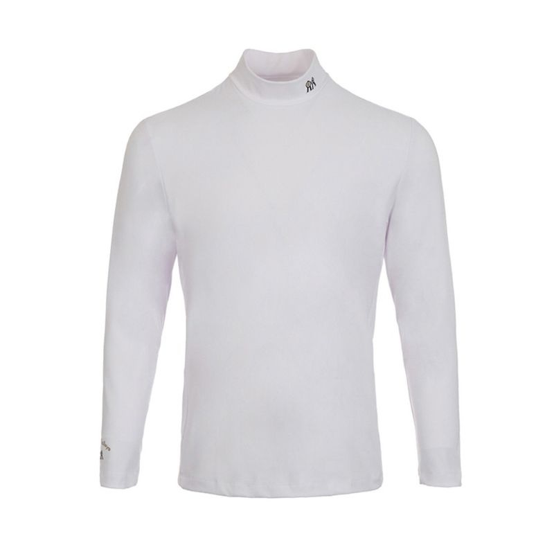 【直送品（買い合わせ不可）】Mサイズ メンズ Rolling Rolleye インナーウェア ブラウンロゴ ホワイト　　