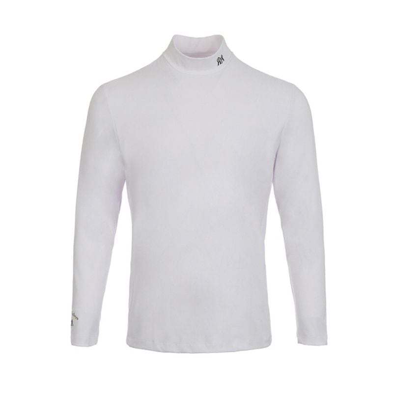 【直送品（買い合わせ不可）】Lサイズ メンズ Rolling Rolleye インナーウェア ブラウンロゴ ホワイト　　