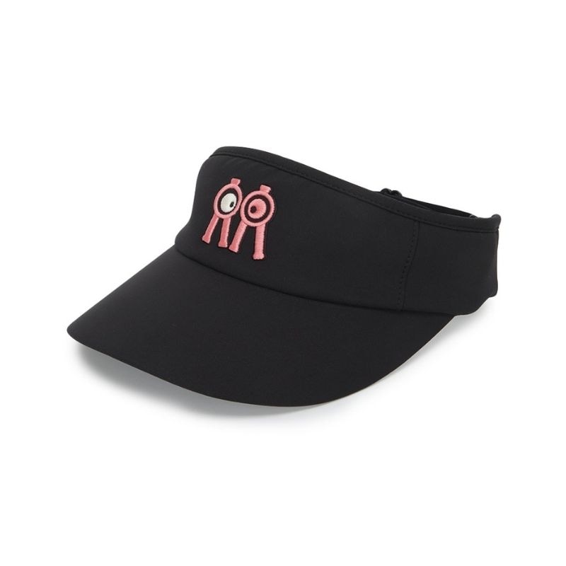 【直送品（買い合わせ不可）】フリーサイズ レディース Rolling Rolleye バイザー ブラック　　