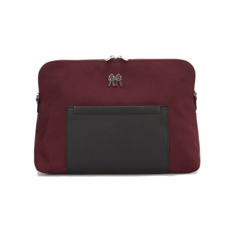 【直送品（買い合わせ不可）】Rolling Rolleye ロール ショルダー シャービンバッグ ワイン　　