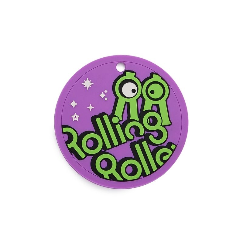 【直送品】Rolling Rolleye ロールロール ネームタグ&パッティングディスク パープル　　