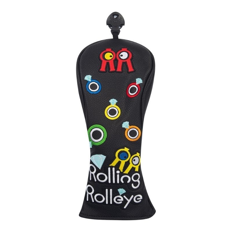 【直送品（買い合わせ不可）】Rolling Rolleye ビッグロゴ ウッドカバー ブラック　　