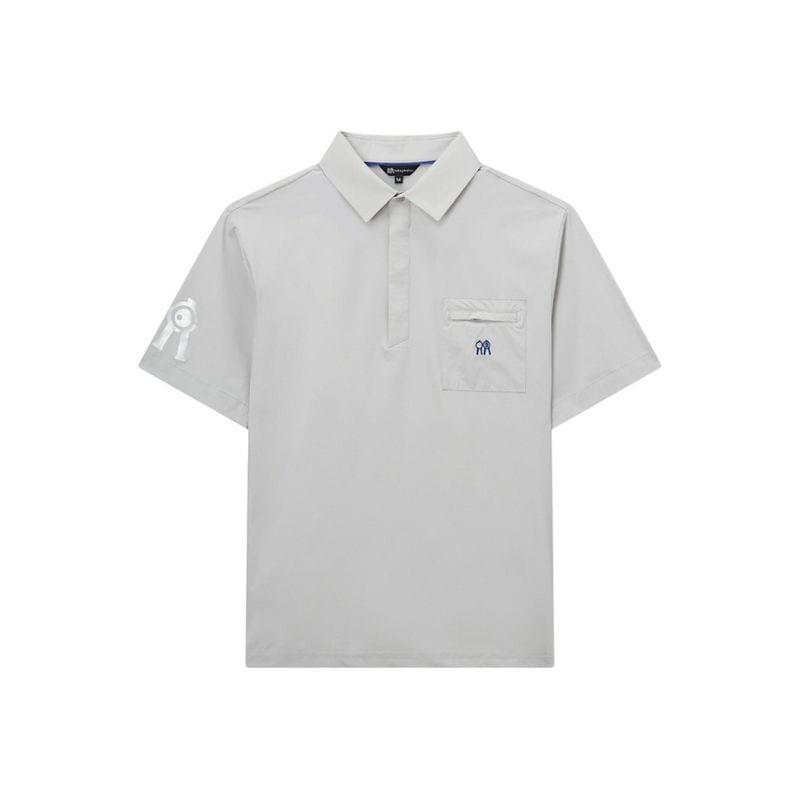 【直送品】2XLサイズ  メンズ Rolling Rolleye アルエン ウィンドブレーカー カラーTシャツ グレー　　