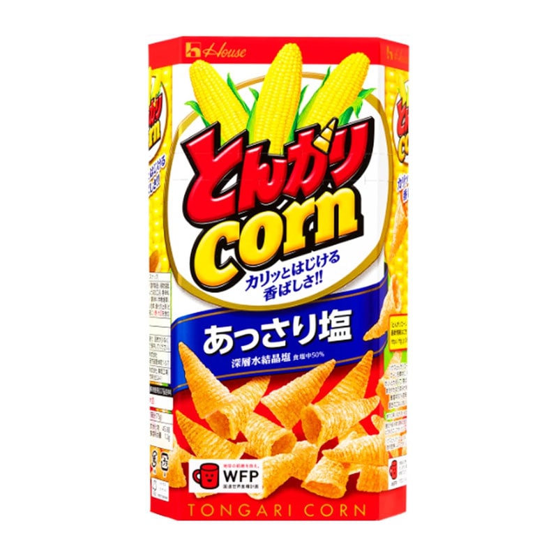 [1個]ハウス食品 とんがりコーンあっさり塩　68g　賞味期限2025.06.13【賞味期限間近】|お菓子|食品・飲料