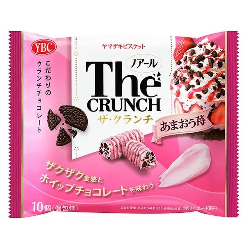 [6個]ヤマザキビスケット ザ・クランチ　あまおう苺　10個　賞味期限2025.10.31