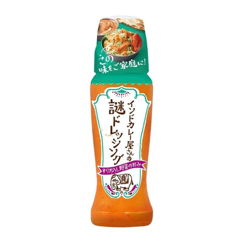 [2本]理研ビタミン インドカレー屋さんの謎ドレッシング　190ml　賞味期限2025.08.19