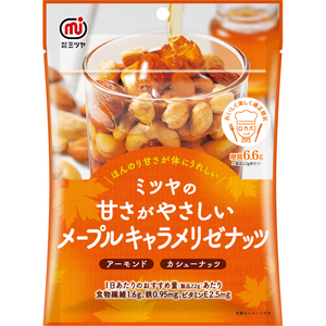 [5個]ミツヤ メープルキャラメリゼナッツ　90g　賞味期限2025.09.16|お菓子|食品・飲料