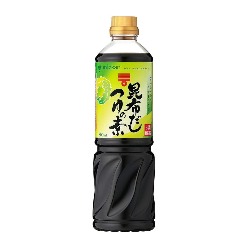 [2本]ミツカン 昆布だしつゆの素　800ml　賞味期限2027.01.07