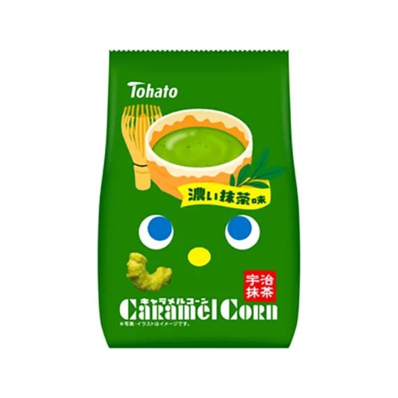 [6個]東ハト キャラメルコーン濃い抹茶　62g　賞味期限2025.10.28
