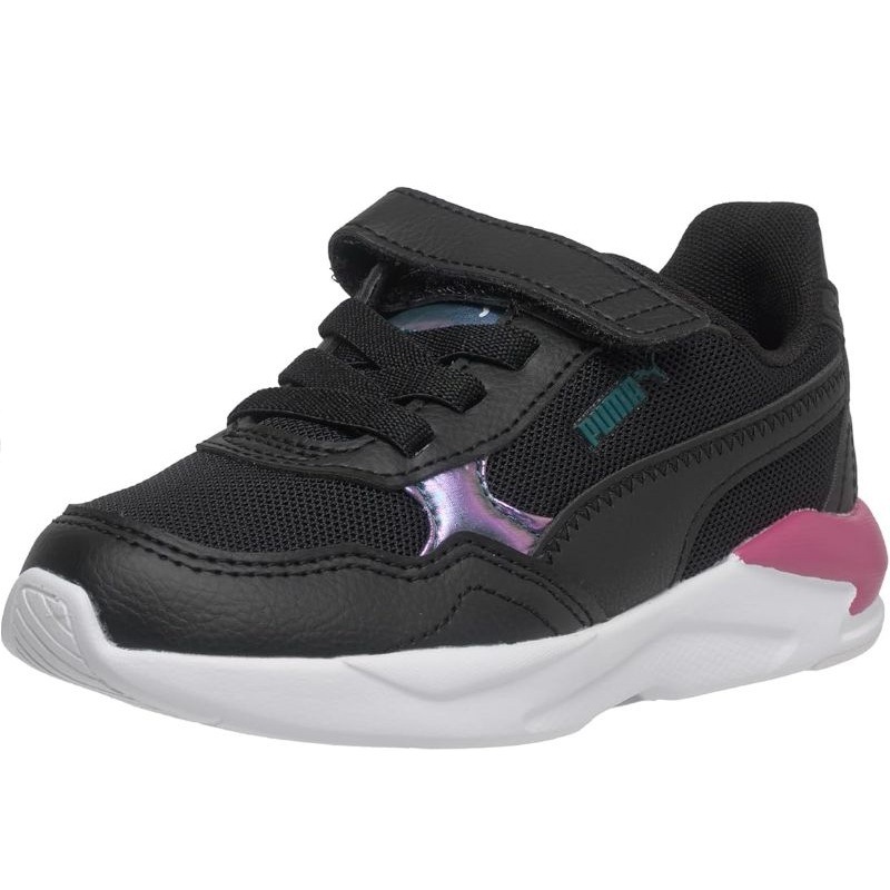 【20.0cm】PUMA キッズ X-RAY スピード LITE バウンシー スカイ スニーカー (UMA BLACK-COLD GREEN-MAGENT)　　|シューズ|ライフスタイル