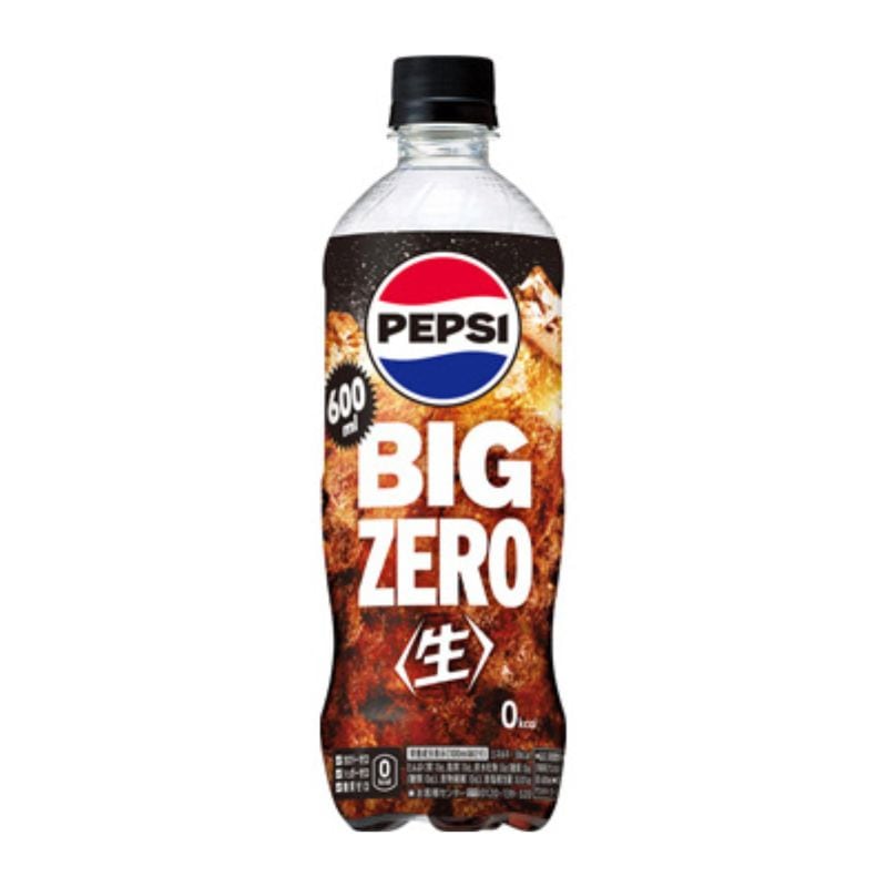 僕の飲みかけペプシ 24本]サントリー ペプシ BIG ZERO ＜生＞ 600ml 賞味期限2025.10