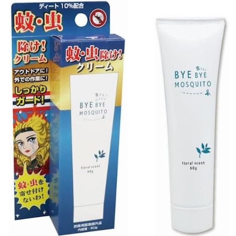 [2個]万協製薬株 BYE BYE MOSQUITO 虫除けクリーム　60g　