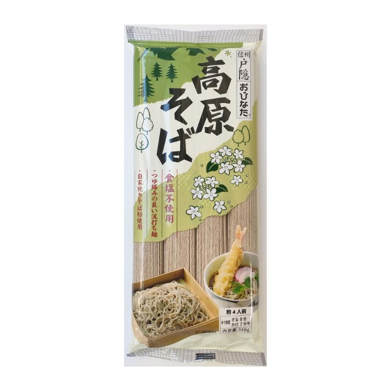 [4個]おびなた 高原そば　340g　賞味期限2026.07.31|食品|食品・飲料