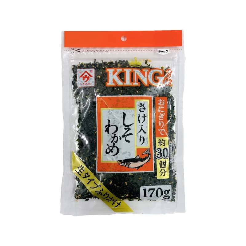 [5個]魚の屋　KINGしそわかめ鮭入り　170g　賞味期限2025.10.12【賞味期限間近】|食品|食品・飲料