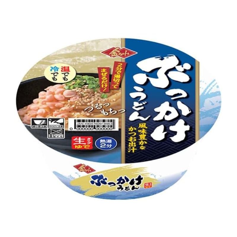 [12個]【JB直送品】徳島製粉 金ちゃん ぶっかけうどん　189g　賞味期限2027.01.10
