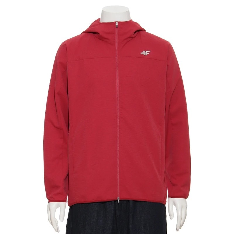サイズ：M　4F メンズ パーカー（RED）　　
