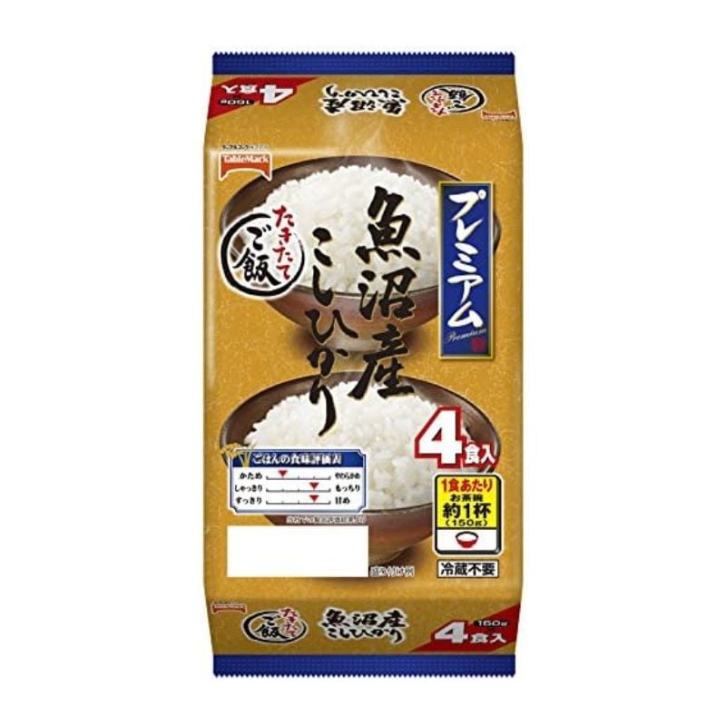 [1個]テーブルマーク たきたてご飯 魚沼産こしひかり　150g×4食　賞味期限2026.01.23|食品|食品・飲料