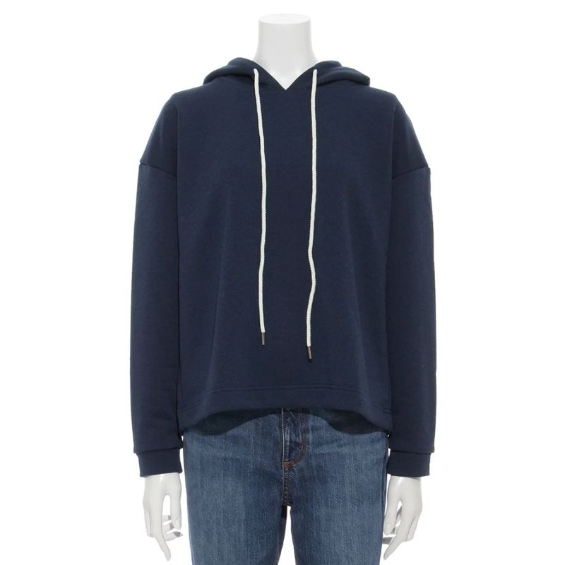 サイズ：XL　4F レディース フーディートップス（NAVY）　　