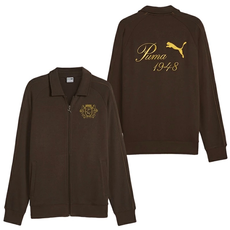 【XLサイズ】PUMA メンズ T7 FAMILY LEGACYトラック ジャケット  (ESPRESSO BROWN)　　