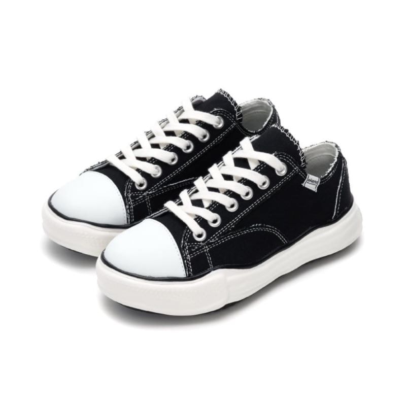 【22.0cm】SKONO レディース Oversole Canvas Sneakers（BLACK）　　