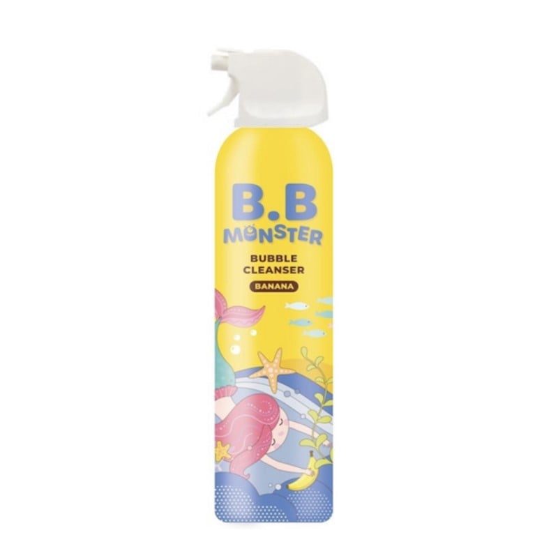 [2個]ベビーモンスター バブルクレンザー （バナナ）BB MONSTER BUBBLE CLEANSER STRAWBERRY オールインワンシャンプー ボディーソープ【使用期限】2026.08.2