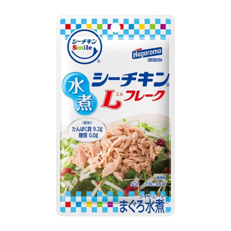 [4個]はごろもフーズ スマイル水煮Lフレーク　50g　賞味期限2026.10.31