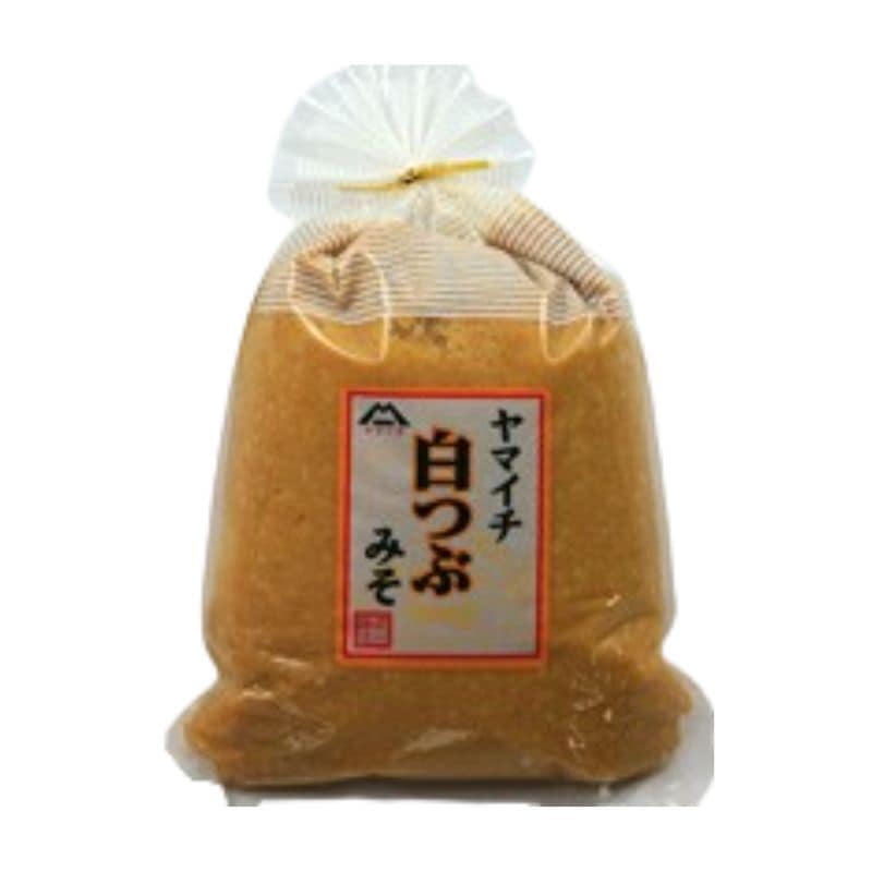 [2個]ヤマイチ 白つぶ味噌　1kg　賞味期限2025.10.11【賞味期限間近】|食品|食品・飲料