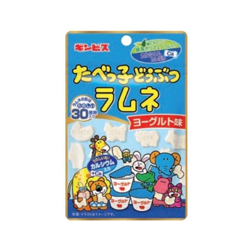 [10個]ギンビス たべっ子どうぶつラムネ ヨーグルト味 　35g　賞味期限2026.02.28|お菓子|食品・飲料