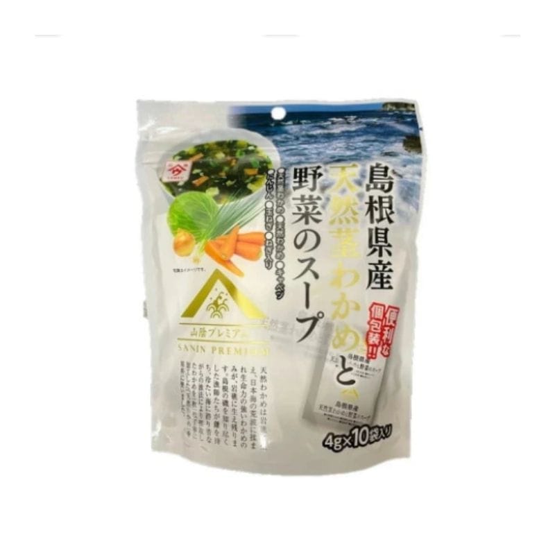 [1個]魚の屋 島根県天然茎わかめ野菜スープ　40g　賞味期限2025.12.22|食品|食品・飲料