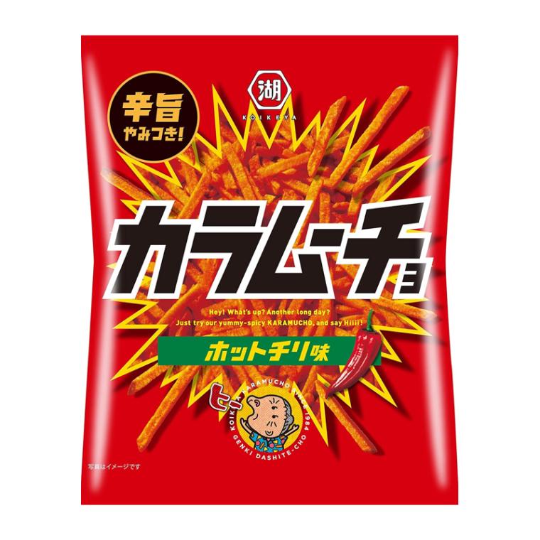 [6個]湖池屋 スティックカラムーチョ ホットチリ味　97g　賞味期限2026.01.31