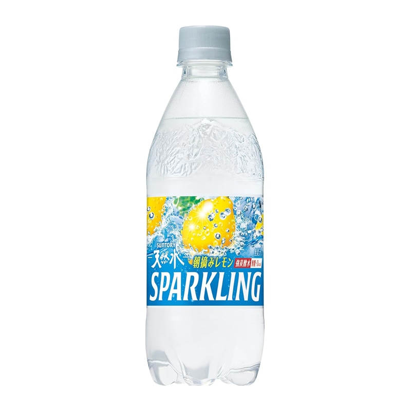 24本]サントリー天然水スパークリング レモン PET 500ml 賞味
