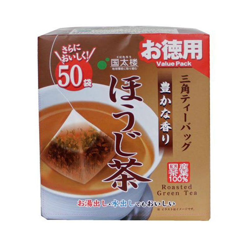 [3個]国太楼 お徳用 豊かな香りほうじ茶 三角ティーバッグ　50袋入　賞味期限2026.04.20|飲料|食品・飲料
