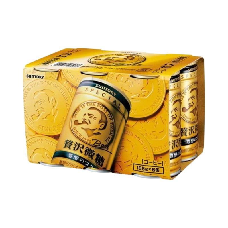 [30本]サントリー ボス 贅沢微糖　185g　賞味期限2026.07.31